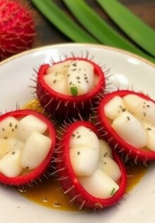 Рамбутан: неожиданные рецепты с экзотическим фруктом